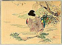 Hanko Kajita 1870-1917 - at Wash Basin - artelino Art Auctions. Hanko Kajita 1870-1917 - at Wash Basin
