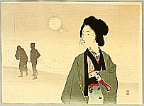 Eisen Tomioka 1864-1905 - Silhouettes - artelino Art Auctions. Eisen Tomioka 1864-1905 - Silhouettes