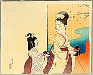 Eisen Tomioka 1864-1905 - Dolls Festival - artelino Art Auctions. Eisen Tomioka 1864-1905 - Dolls Festival