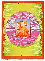 Chen Guangyong born 1973 - Series of Paper Napkins - Red Color