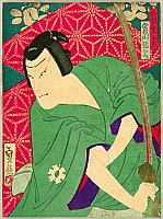 Sadanobu II Hasegawa 1848-1886 - Jitsukawa Enzo - Kabuki - artelino Art Auctions. Sadanobu II Hasegawa 1848-1886 - Jitsukawa Enzo - Kabuki