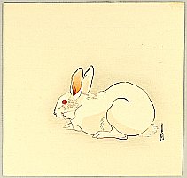 Gekko Ogata 1859-1920 - Hare - artelino Art Auctions. Gekko Ogata 1859-1920 - Hare