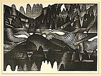 Hiroshi Tomihari born 1936 - Sunset at Katsura Grove - artelino Art Auctions. Hiroshi Tomihari born 1936 - Sunset at Katsura Grove