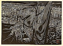 Ichiro Koguchi 1928-1979 - Fishing Net - artelino Art Auctions. Ichiro Koguchi 1928-1979 - Fishing Net