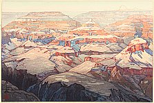 Hiroshi Yoshida 1876-1950 - Grand Canyon - artelino Art Auctions. Hiroshi Yoshida 1876-1950 - Grand Canyon