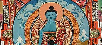 Tibetan Thangka - Medicine Buddha Mandala