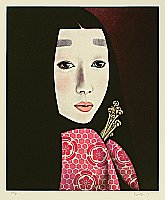 Kaoru Saito born 1931 - The Tale of Genji - Sawarabi - artelino Art Auctions. Kaoru Saito born 1931 - The Tale of Genji - Sawarabi