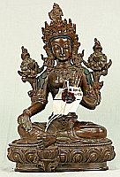 Tibetan Statue - Green Tara