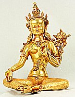 Tibetan Statue - Green Tara