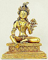 Tibetan Statue - Green Tara