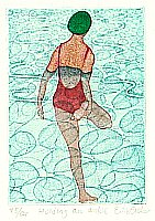 Emiko Aida - Holding an Ankle - artelino Art Auctions. Emiko Aida - Holding an Ankle