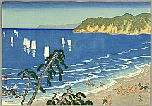 Yoshio Kawatsura 1880-1963 - On the Beach - artelino Art Auctions. Yoshio Kawatsura 1880-1963 - On the Beach