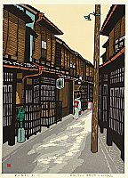 Seiichiro Konishi born 1919 - Shinbashi in Kyoto - artelino Art Auctions. Seiichiro Konishi born 1919 - Shinbashi in Kyoto