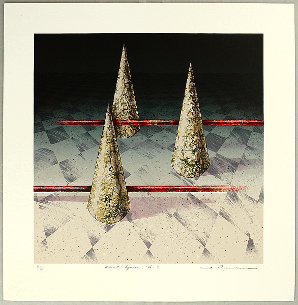 Yoichiro Nishikawa born 1959 - Secret Square 86-3 - artelino Art Auctions. Yoichiro Nishikawa born 1959 - Secret Square 86-3
