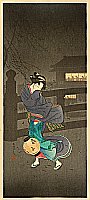 Hiroaki Takahashi 1871-1945 - Cold Winter Wind - artelino Art Auctions. Hiroaki Takahashi 1871-1945 - Cold Winter Wind