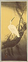 Sozan Ito 1884-? - White Egret - artelino Art Auctions. Sozan Ito 1884-? - White Egret