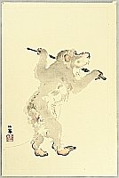 Seiho Takeuchi 1864-1942 - Dancing Monkey - artelino Art Auctions. Seiho Takeuchi 1864-1942 - Dancing Monkey