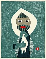 Umetaro Azechi 1902-1999 - Mountain Man - artelino Art Auctions. Umetaro Azechi 1902-1999 - Mountain Man