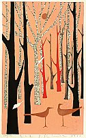 Yoshiharu Kimura born 1934 - Birds and Trees - artelino Art Auctions. Yoshiharu Kimura born 1934 - Birds and Trees
