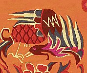 Tibetan Carpet - Dragon and Phoenix