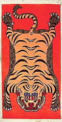 Tibetan Carpet - Tiger