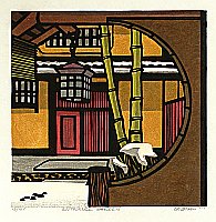 Clifton Karhu 1927-2007 - Entrance Garden - artelino Art Auctions. Clifton Karhu 1927-2007 - Entrance Garden
