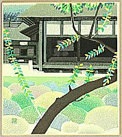 Shigeru Tsukimizato born 1928 - Saioku Temple - artelino Art Auctions. Shigeru Tsukimizato born 1928 - Saioku Temple