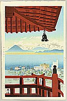 Hideo Nishiyama 1911-1989 - Mii Temple - artelino Art Auctions. Hideo Nishiyama 1911-1989 - Mii Temple