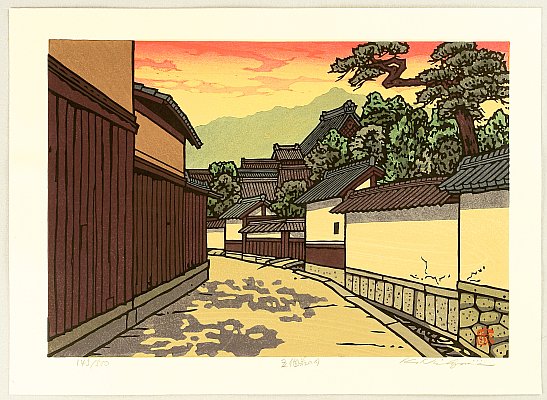 Evening at Gokasho - Katsuyuki Nishijima - born 1945