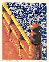 Yuichiro Kato born 1926 - Sanjyo Bridge - artelino Art Auctions. Yuichiro Kato born 1926 - Sanjyo Bridge