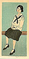 Elizabeth Keith 1887-1956 - Sitting Girl - artelino Art Auctions. Elizabeth Keith 1887-1956 - Sitting Girl