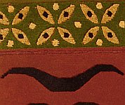 Tibetan Carpet - Tiger Pattern
