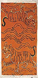 Tibetan Carpet - Tigers