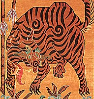 Tibetan Carpet - Tiger