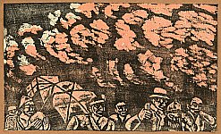 Tadashige Ono 1909-1990 - Kanto Earthquake - September 1, 1923 - artelino Art Auctions. Tadashige Ono 1909-1990 - Kanto Earthquake - September 1, 1923