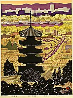 Seiichiro Konishi born 1919 - kyoto Longing - artelino Art Auctions. Seiichiro Konishi born 1919 - kyoto Longing