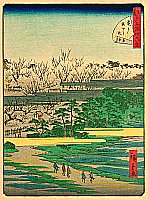 Hiroshige II Utagawa 1829-1869 - 48 Famous Places of Edo - Kameido - artelino Art Auctions. Hiroshige II Utagawa 1829-1869 - 48 Famous Places of Edo - Kameido