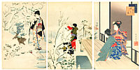 Shuntei Miyagawa 1873-1914 - Snow Play - artelino Art Auctions. Shuntei Miyagawa 1873-1914 - Snow Play