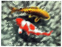 Hideaki Kato born 1954 - Carp in Rain - artelino Art Auctions. Hideaki Kato born 1954 - Carp in Rain