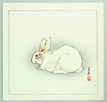 Gekko Ogata 1859-1920 - Hare - artelino Art Auctions. Gekko Ogata 1859-1920 - Hare