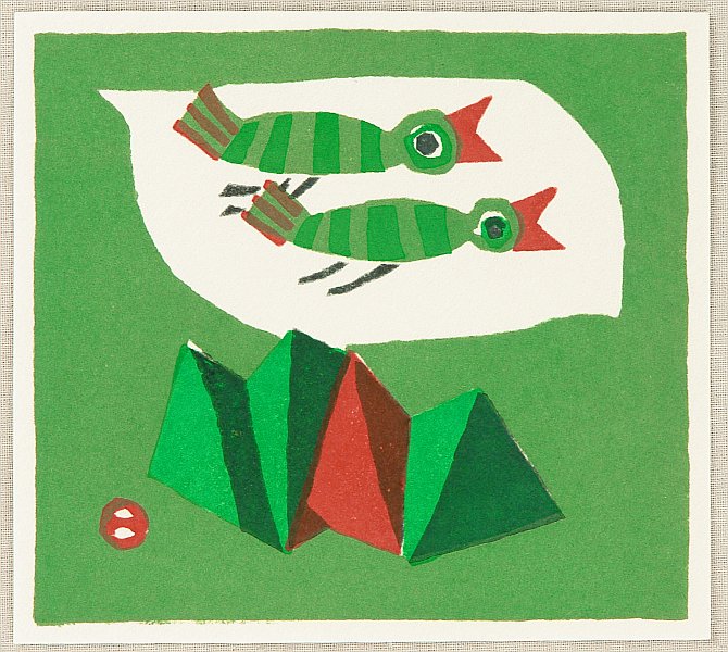 Birds over Mountain - Umetaro Azechi - 1902-1999
