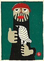 Umetaro Azechi 1902-1999 - Mountain Man - artelino Art Auctions. Umetaro Azechi 1902-1999 - Mountain Man