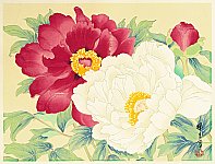 Zuigetsu Ikeda active 1930s - Peonies - artelino Art Auctions. Zuigetsu Ikeda active 1930s - Peonies