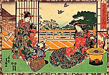 Kunisada Utagawa 1786-1865 - The Tale of Genji - Chapter 5