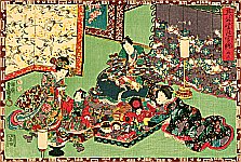Kunisada Utagawa 1786-1865 - The Tale of Genji - Chapter 23