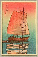 Hasui Kawase 1883-1957 - Akashi Bay - artelino Art Auctions. Hasui Kawase 1883-1957 - Akashi Bay