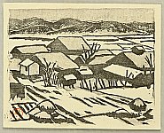 Fujimasa Koido active 1940s - Snowy Landscape - artelino Art Auctions. Fujimasa Koido active 1940s - Snowy Landscape