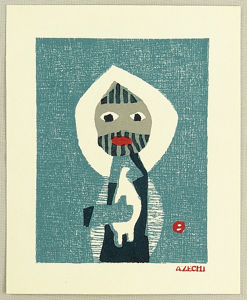 Umetaro Azechi 1902-1999 - Mountain Man - 2 - artelino Art Auctions. Umetaro Azechi 1902-1999 - Mountain Man - 2