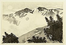 Gihachiro Okuyama 1907-1981 - Mt. Asahidake - artelino Art Auctions. Gihachiro Okuyama 1907-1981 - Mt. Asahidake