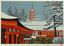 Taku Harada born 1929 - Itsukushima Shrine - artelino Art Auctions. Taku Harada born 1929 - Itsukushima Shrine